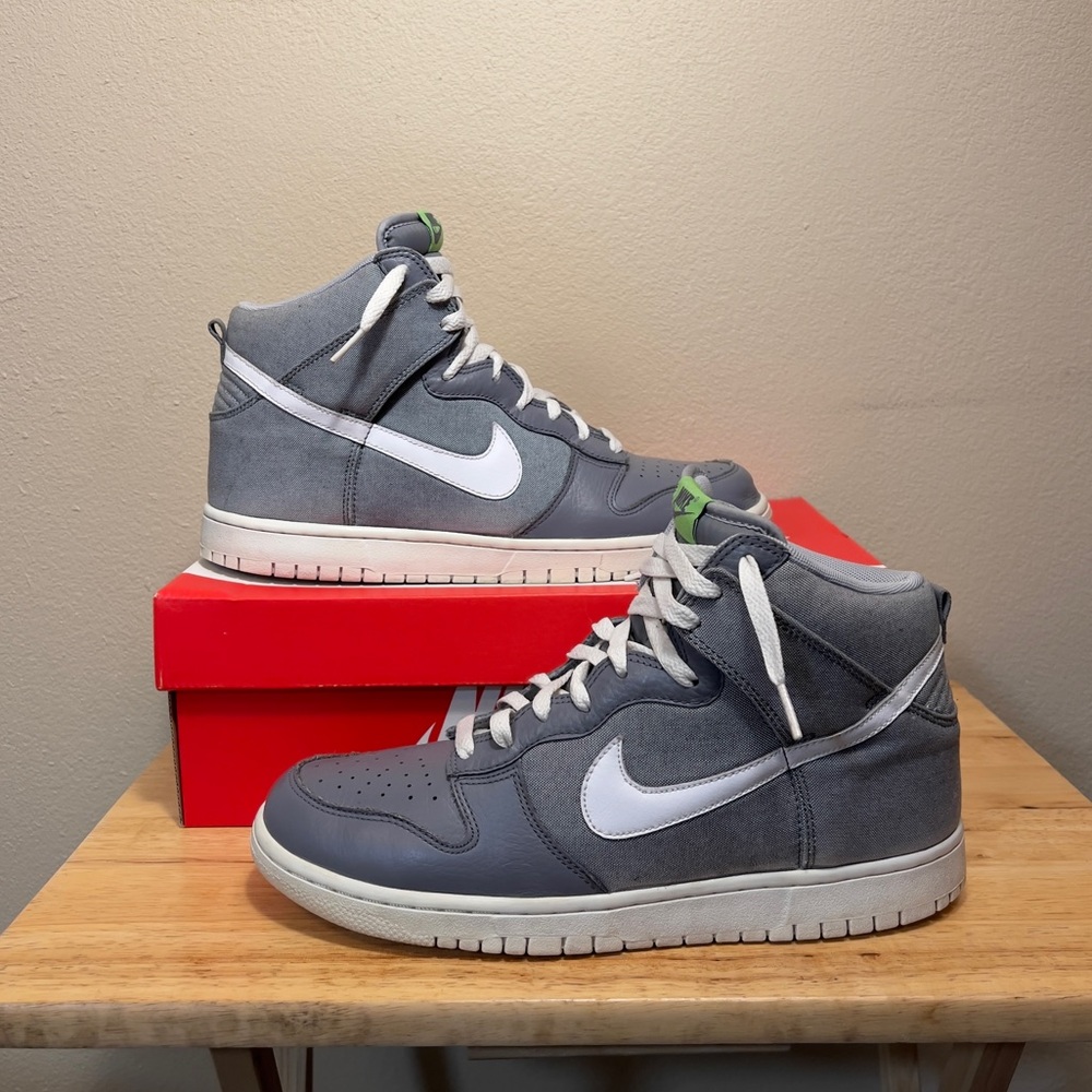 Vintage Nike Dunk High Wolf Grey